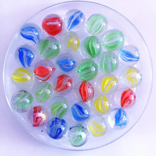 wholesale clear toy colored glass marbles for kids
