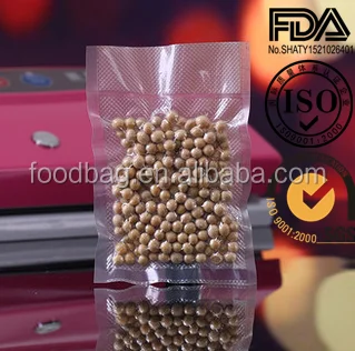 Sous vide embossed heat resistant plastic bag vacuum bag for food  storage