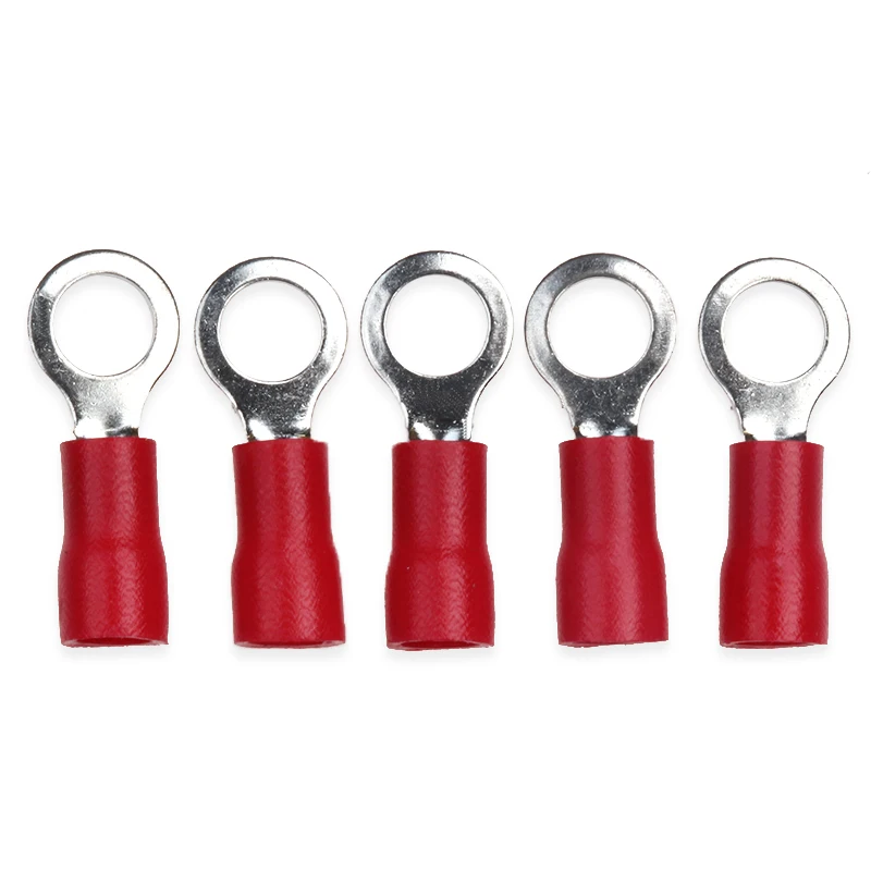 Wholesale Electrical Ring Terminals,Insulated Round Type Crimp Terminal Connector,22-18 AWG Cold-pressed