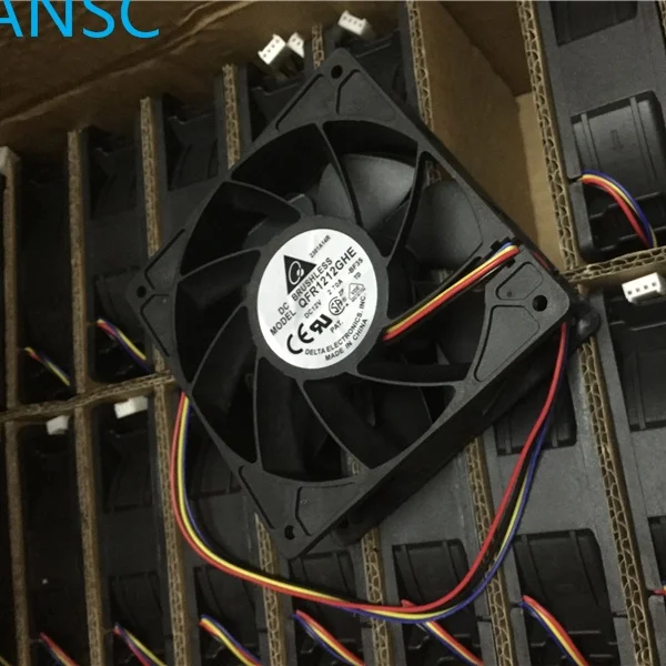 QFR1212GHE-PWM 4PIN 74Y5220  2.7A 120*120*38mm 12V 12038 Cooling Fan
