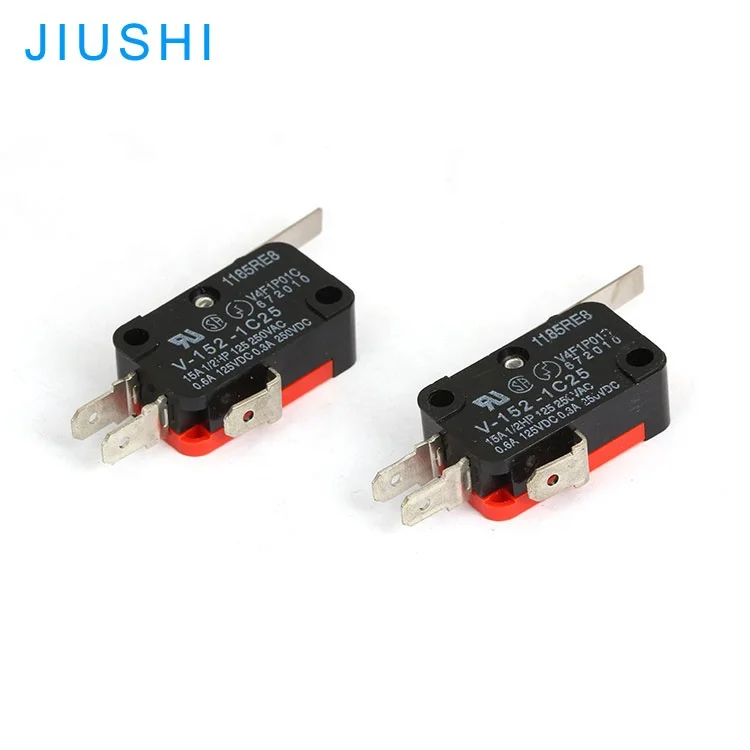 V-152-1C25 15a 250v micro switch t125 5e4 long lever type switch 1NO 1NC