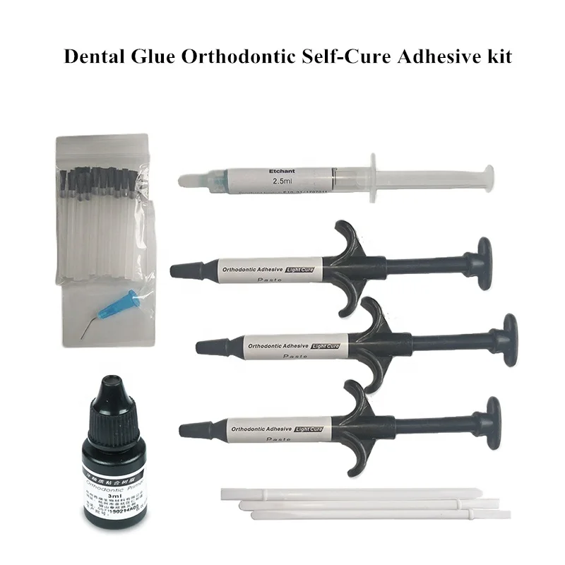 2024 Bracket Bonding Materials Dental Glue Orthodontic Self-Cure Adhesive kit