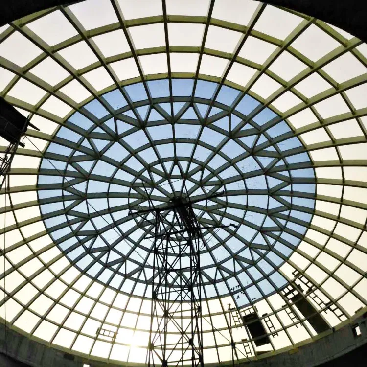 Prefabricated polycarbonate round skylight dome roof