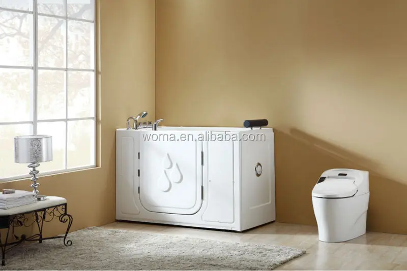 Q377 sitting bath tubs,walk in shower tub combo,bathtub for disabled