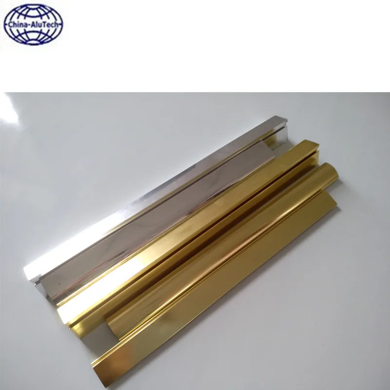 6063 T5 beautiful mirror polish aluminum picture frame