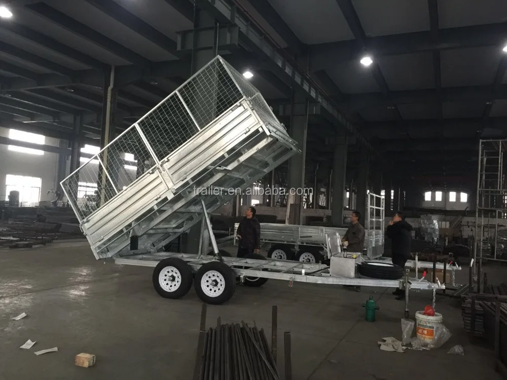 8x5 10x5 heavy duty hydraulic tipper car trailer /dump  trailer/farm trailer