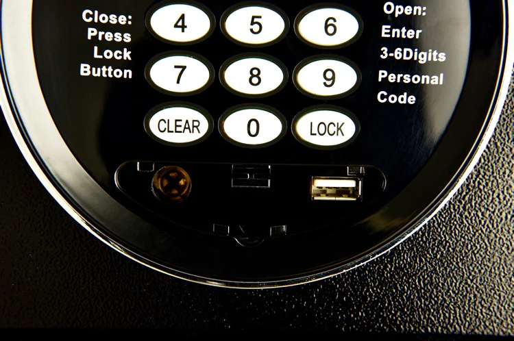 
laser cutting diversion safes wholesale digital electronic gun safe box compact safe box 