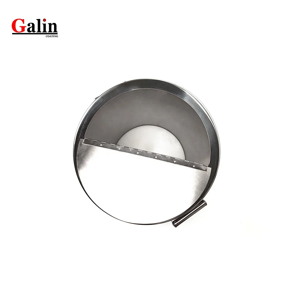 55 L stainless steel material powder coating hopper and bucket  for lab powder coating machine
