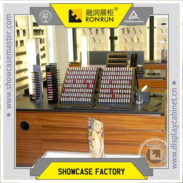 
Hot selling retail store interior and exterior display design showcase for cosmetics jewelry 