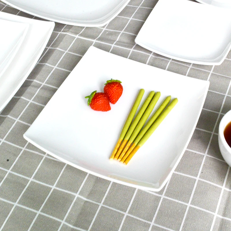 Guangzhou TaiYuanMei Manufacturer 100% restaurant cheap wholesale white melamine plate