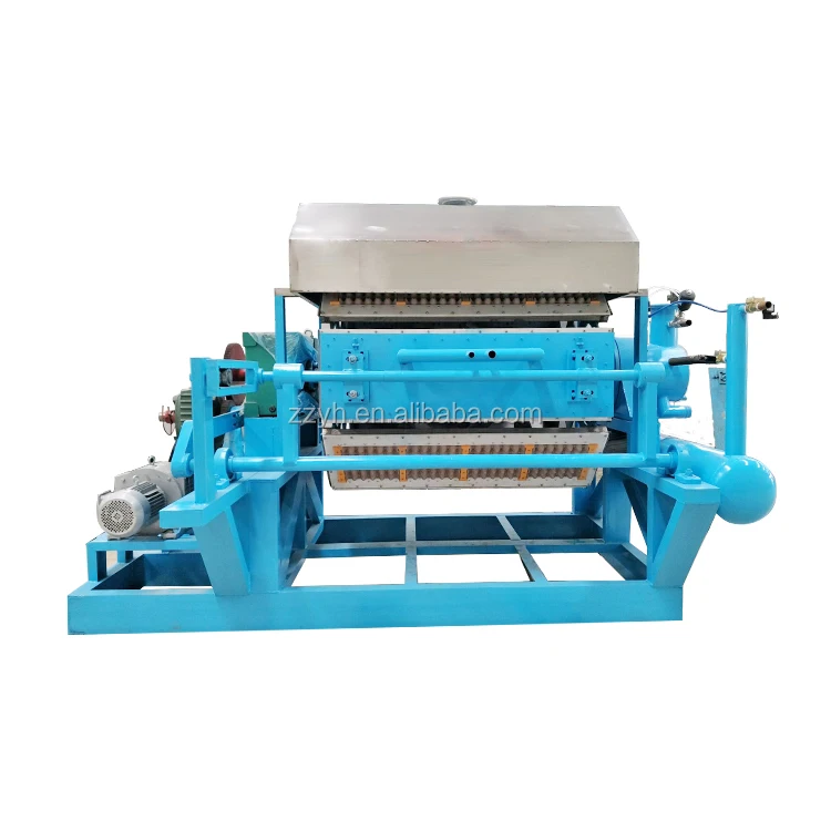 Automatic Paper Pulp Egg Tray Production Line / Waste Paper Recycle Used Egg Tray Machine / Small Machine Making Egg Tray