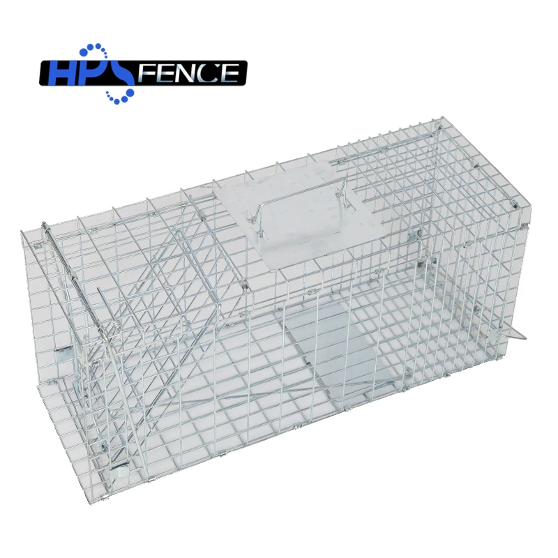 Easy use galvanized foldable automatic mouse traps rat trap cages