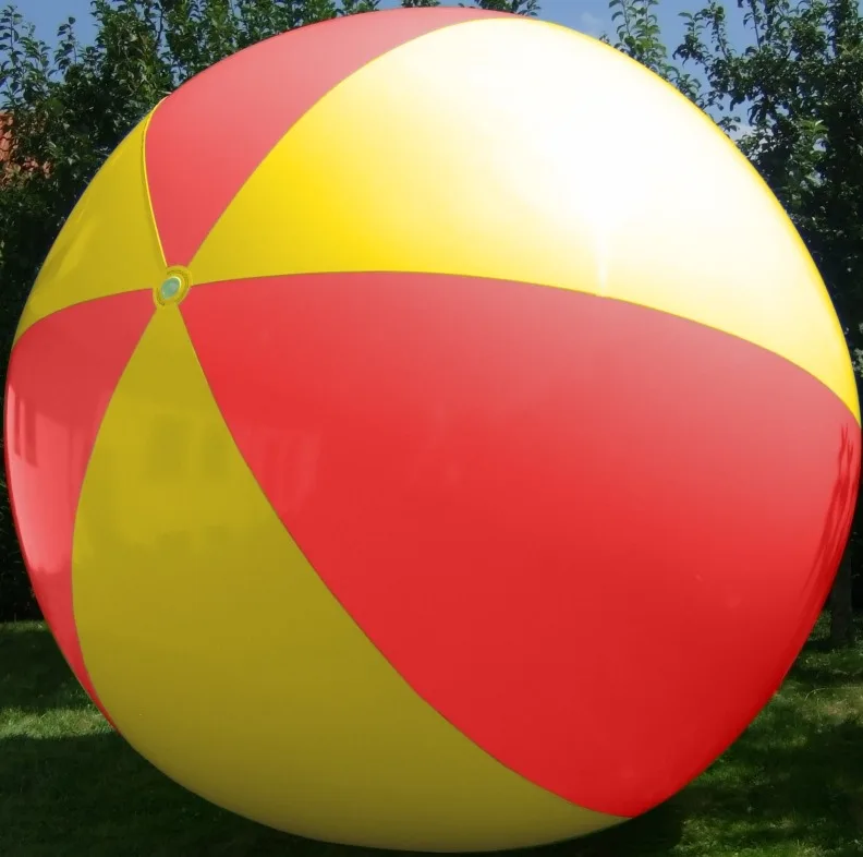 Hot selling colorful giant commercial inflatable beach ball popping