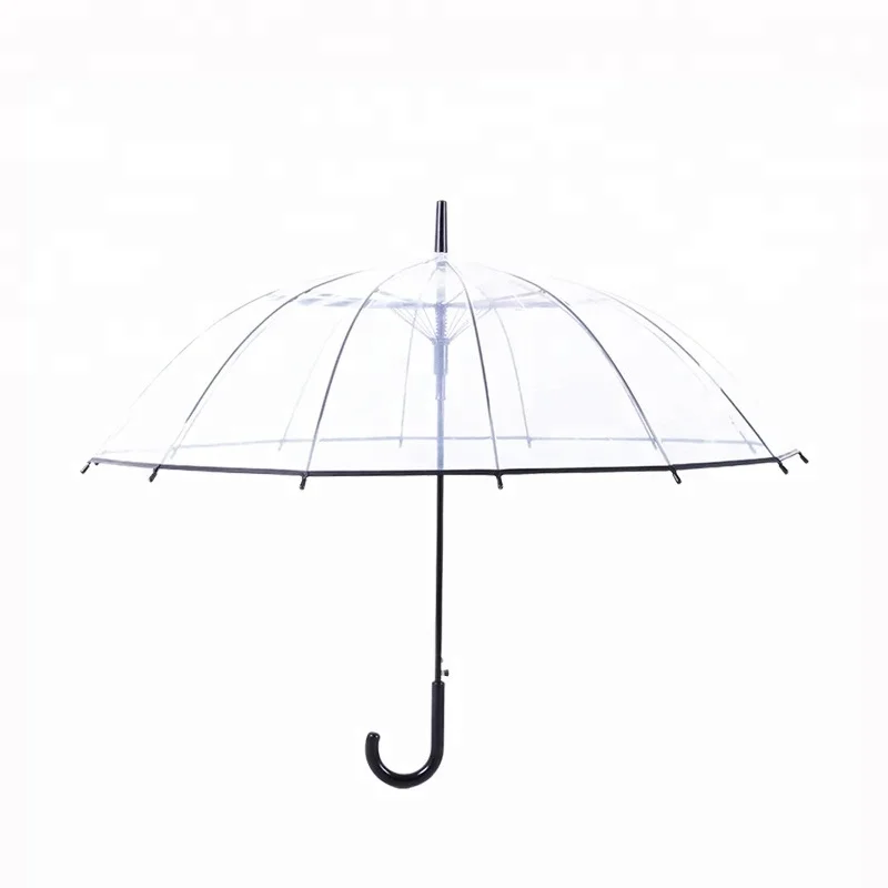 Clear Umbrella With Look Trough Plastic To Buy In China