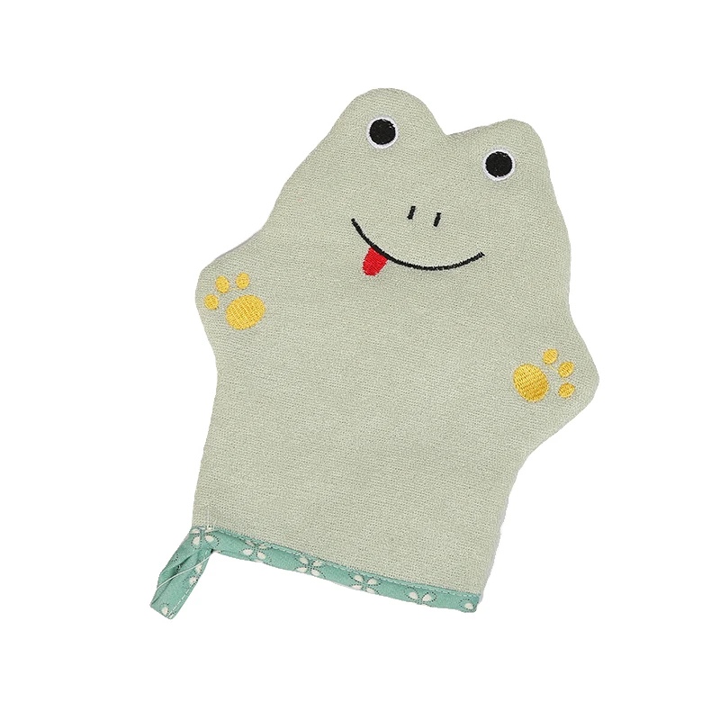 Wholesale Children Kids Babies Carton Bath Gloves Cotton Gloves