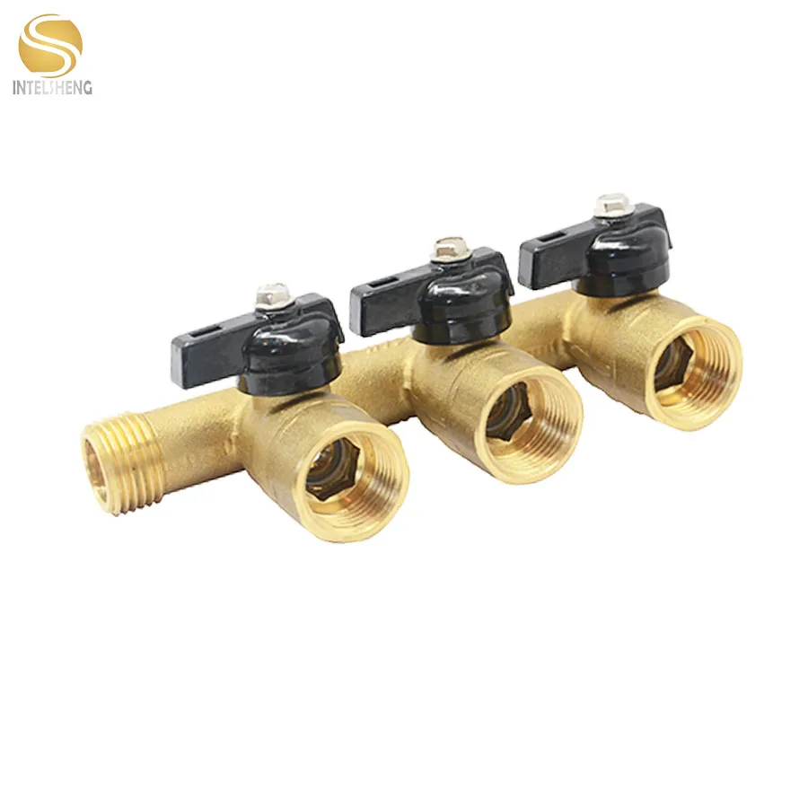2 way brass valve manifolds Stainless Steel/Brass Floor Heating Systems & Parts Manifold