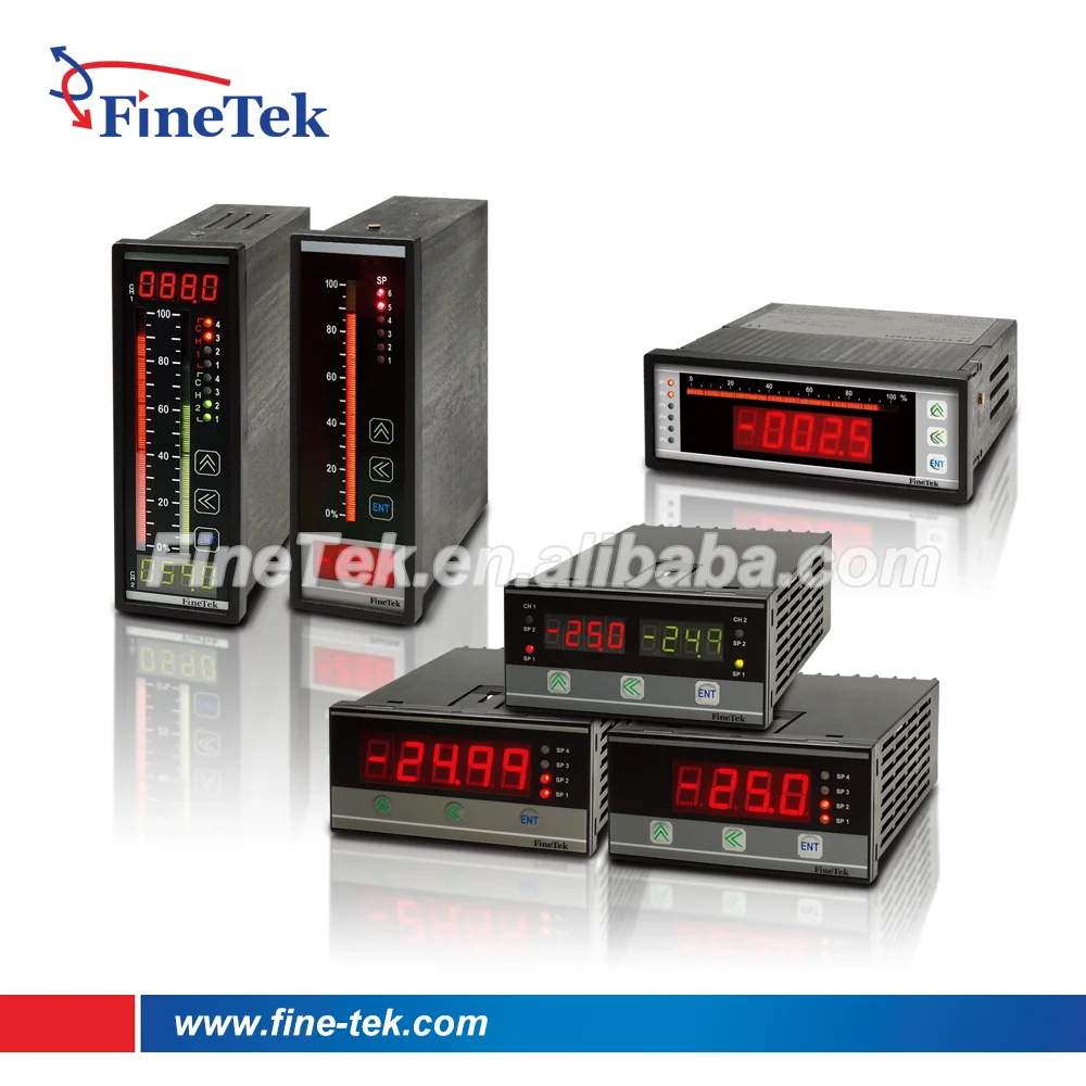 FineTek Digital power meter panel Panel Meter Ac Dc voltage digital panel meter