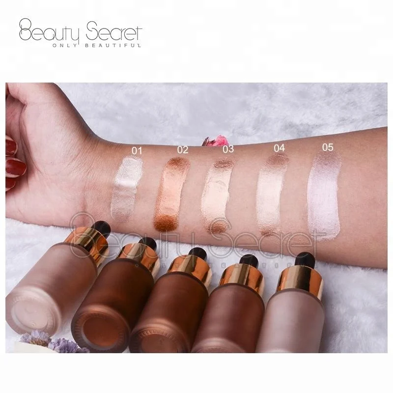 
Private Label Long Lasting 7 Color Face Foundation Liquid Contour Liquid Highlighter Makeup 