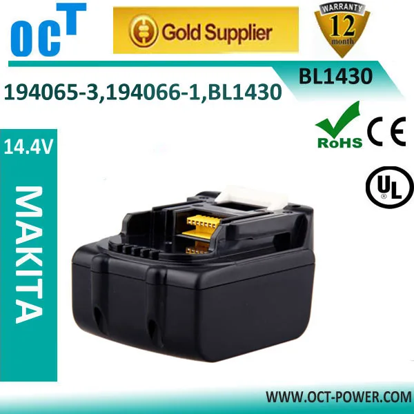 электрическая литиевая батарея makita сверлильный bl1430 замена makita батареи bl1430