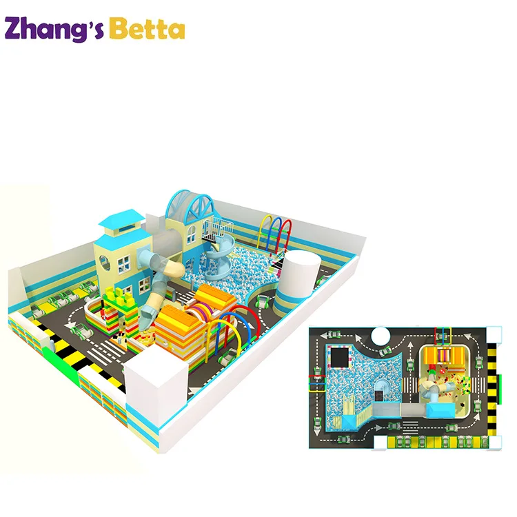 
Castle Driving School Children Playground Indoor Paid Design Service 