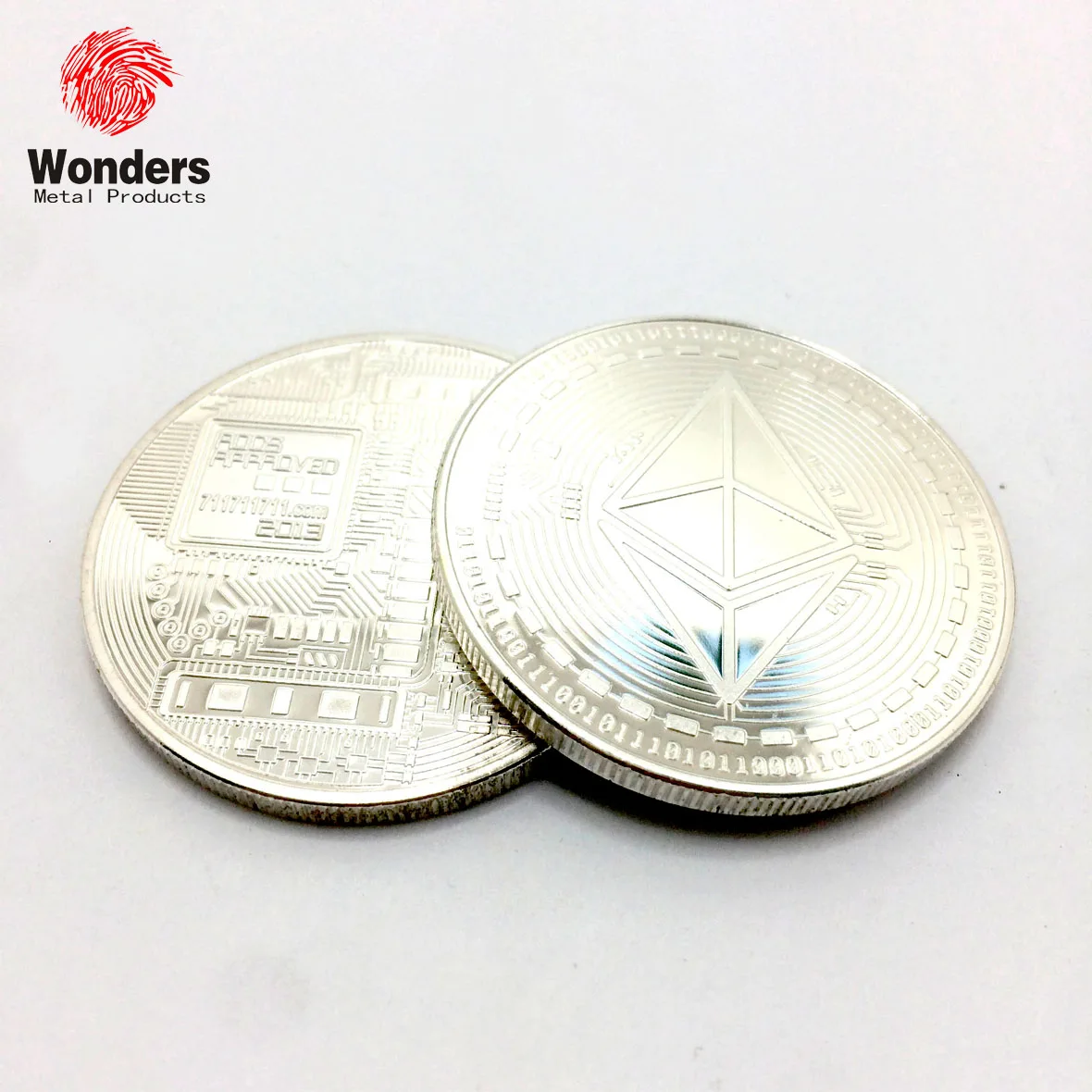 Commemorative Coin Customized Steel Plated Pure Silver or Imitation Gold TRX Exquisite Gift Coin Dealer