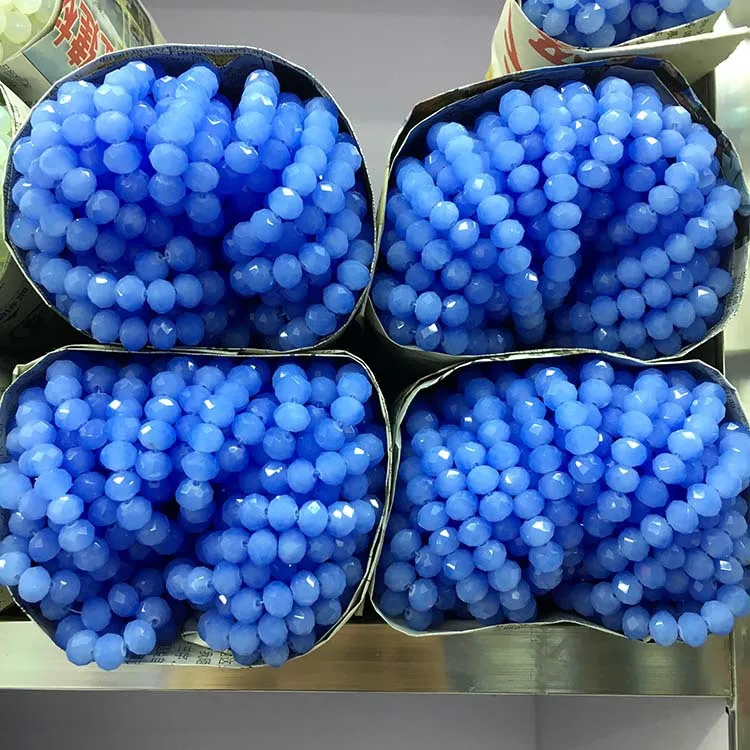 High quality faceted crystal rondelle beads all types of beads