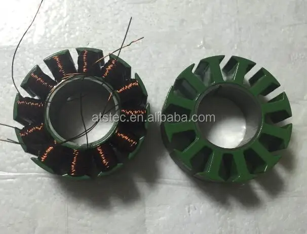 External rotor stamping lamination for brushless dc motor