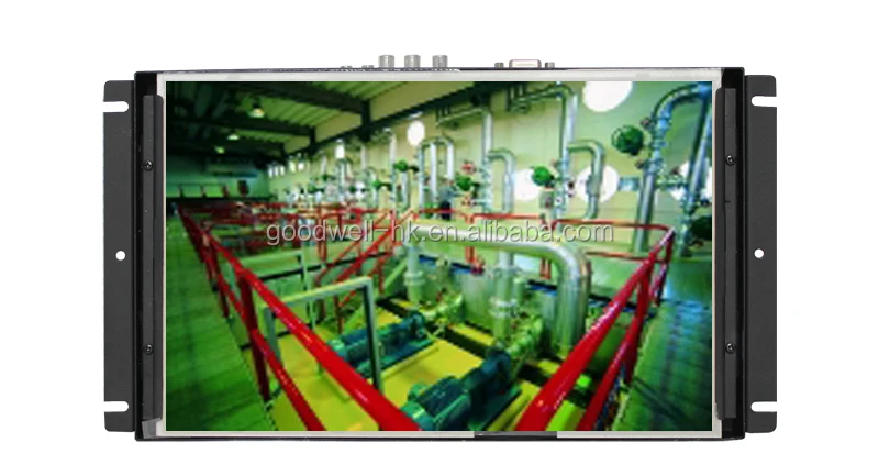 Industrial  IPS Panel 10.1 Inch  Metal Frame Open Frame LCD Monitors 1024 x 600