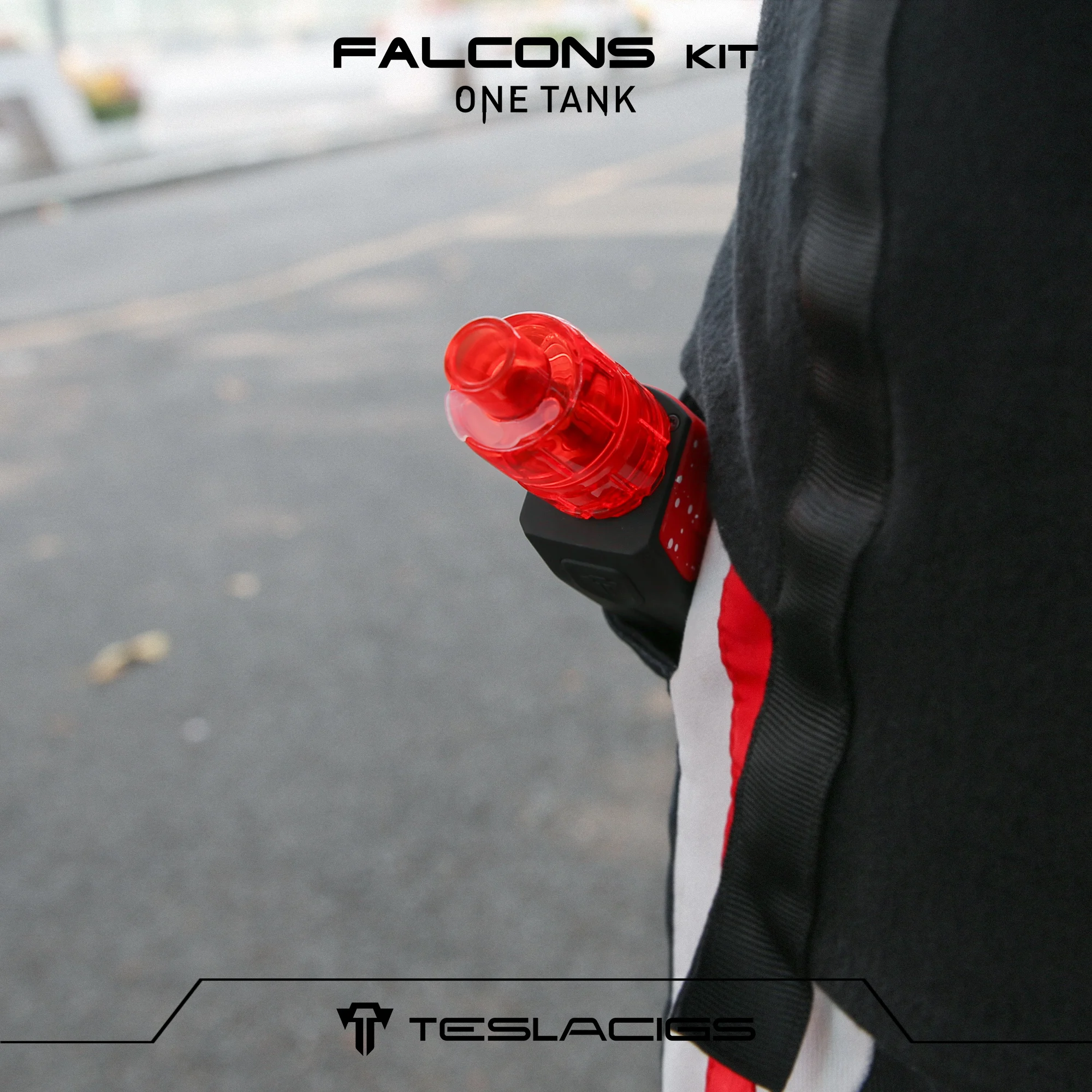 
2018 Teslacigs Newest Starter Kit Falcons One Tank 510 thread Small Box Mod 