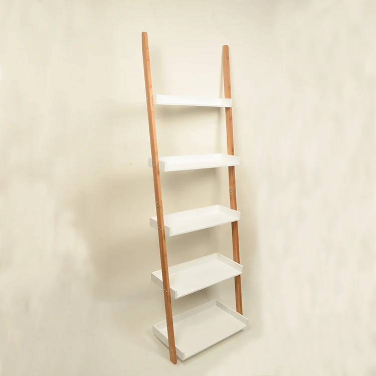 
Home Decor Bookshelf Display Rack 5-Tiers Bookcase Wooden Book Shelf 