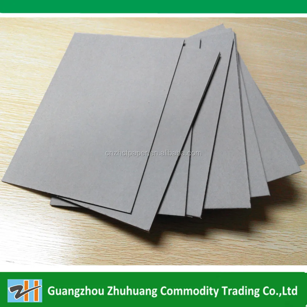 Grey Paper Board for Stationary Book Cover Book Binding Grey Paper Board