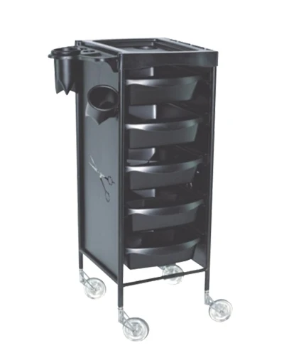 Modern luxury design Perm beauty cart beauty salon equipment tools car, wood beauty salon trolley cart for salon use