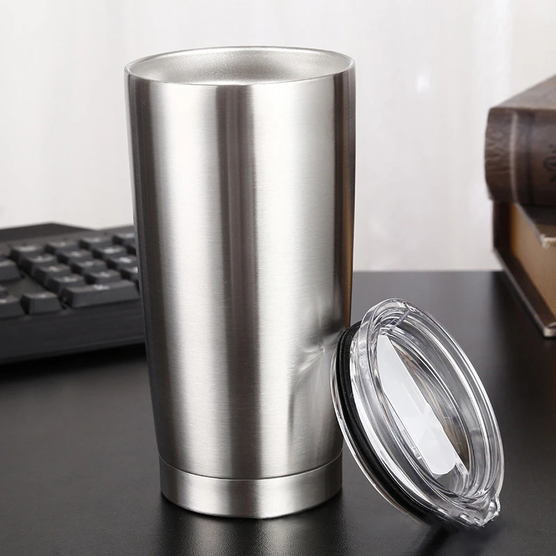Вакуумная Изолированная бутылка из нержавеющей стали с крышкой для кофе, 10 унций 20 унций 30 унций
