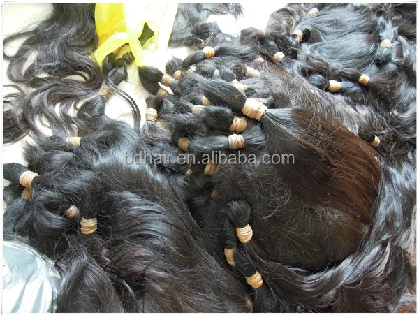 silky soft virgin raw human hair bulk unprocessed natural bulk human hair