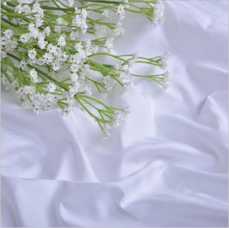 
60s pure cotton high thread count woven hospital hotel bed sheet fabric 