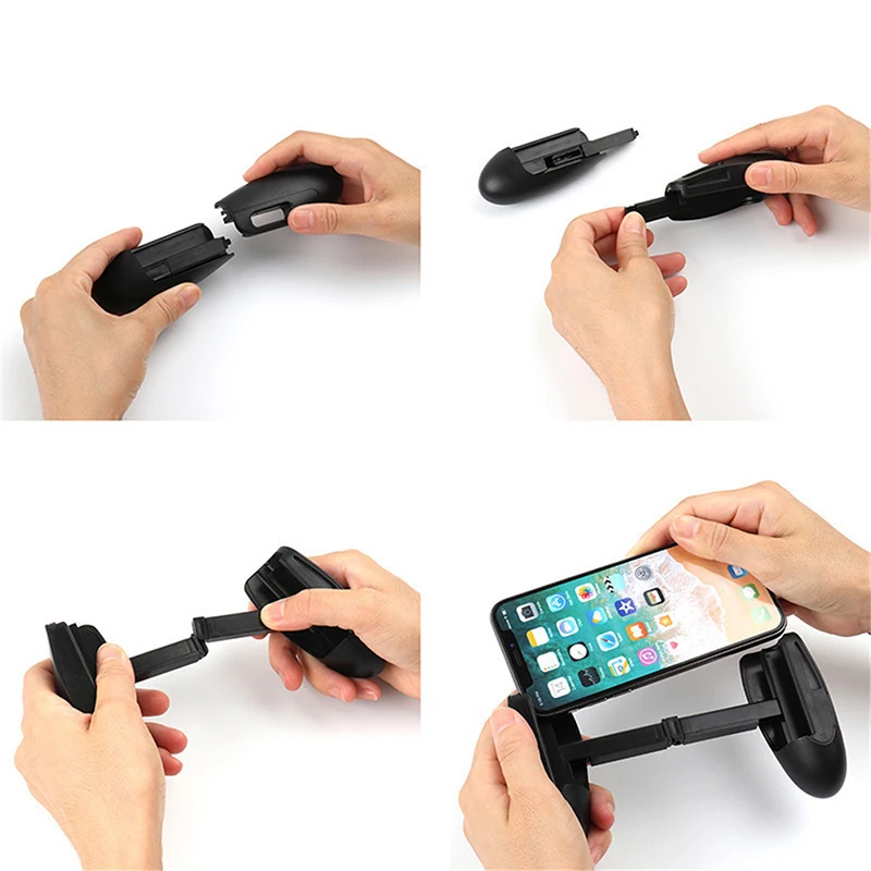 Mobile Game Trigger Joystick Gamepad Eat chicken artifact shooting button metal handle mobile game controller for pubg STG Games