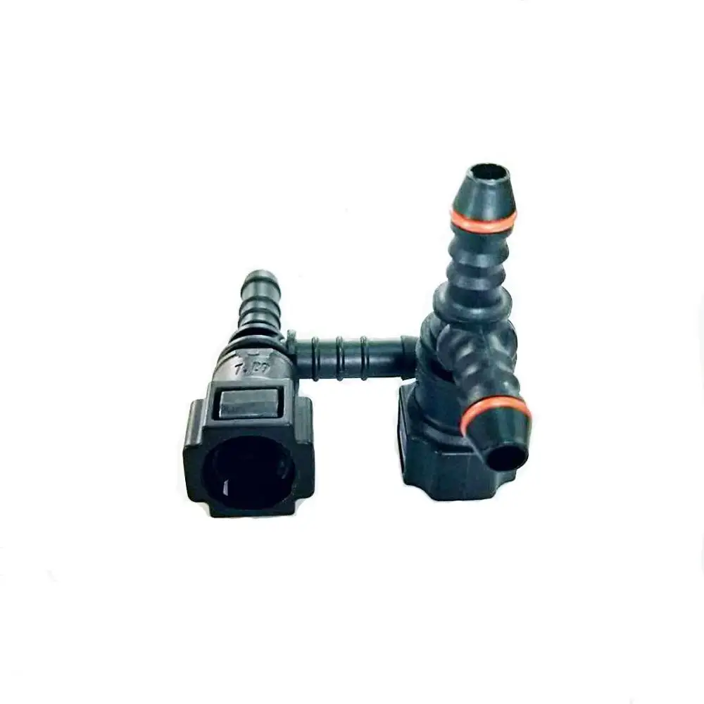 PA3 PA6 PA12 6.3-90/180 Fuel steam hose/oil hose connector