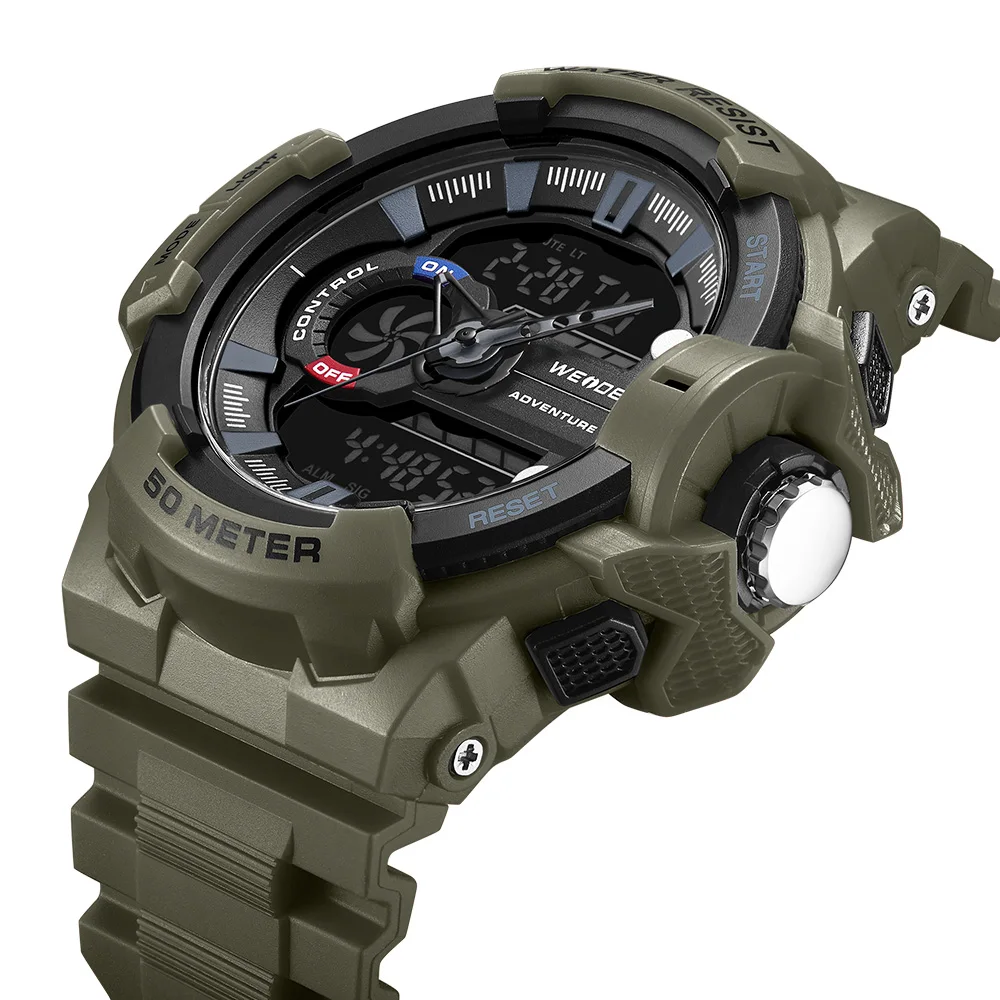
Weide Brand Sport Military Digital Watch Men 5 ATM Waterproof Wristwatch High Quality Wholesale Men Watches 
