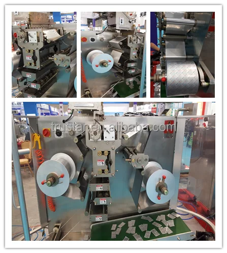 Soft Double aluminum strip foil tablet packing machine