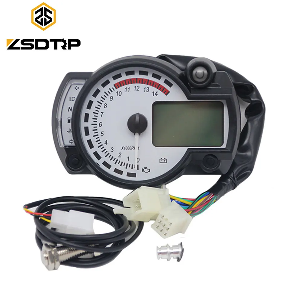 
Adjustable scooter digital speedometer motorcycle LCD Odometer Motorcycle Speedometer for MAX 299KM/H 