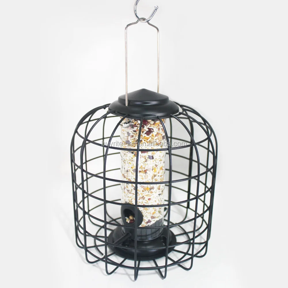 Small traditional Powder coating Metal Squirrel Proof Mixed Seed Bird Feeder