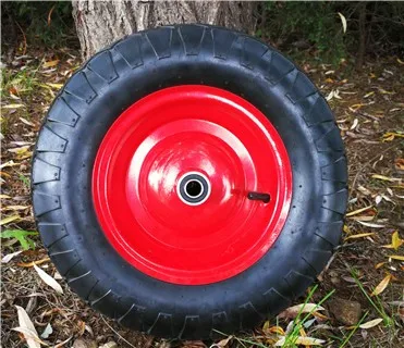 Cheap Wholesale Small Pneumatic Rubber Tire Wheel Barrow Wheel 16 inch 4.00-8