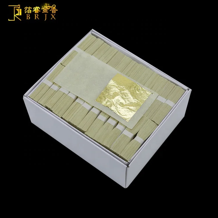 
High quality Factory wholesale 24k edible gold leaf for cake decoration 