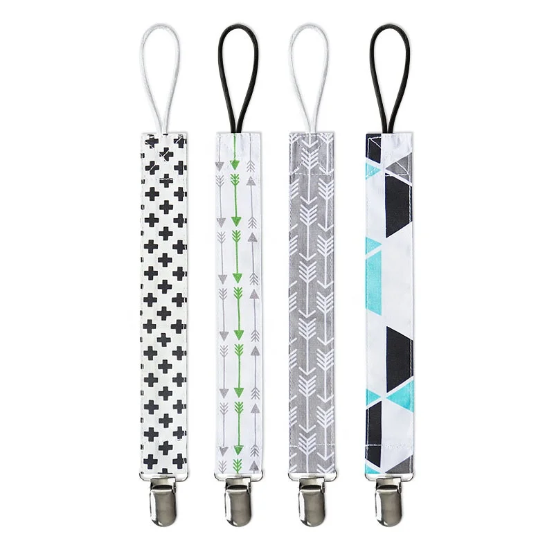 Factory custom Wholesale Customize Different Patterns Baby Boy Baby Girl Metal Pacifier Clip