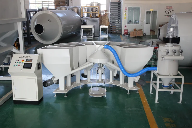 
hot sale plastic Granules automatic mixing weighing machine 