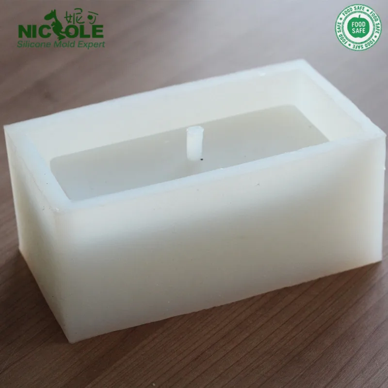 Nicole Cement pots silicone molds multi- meat plants creative rectangular concrete vase silicone Mould for concrete