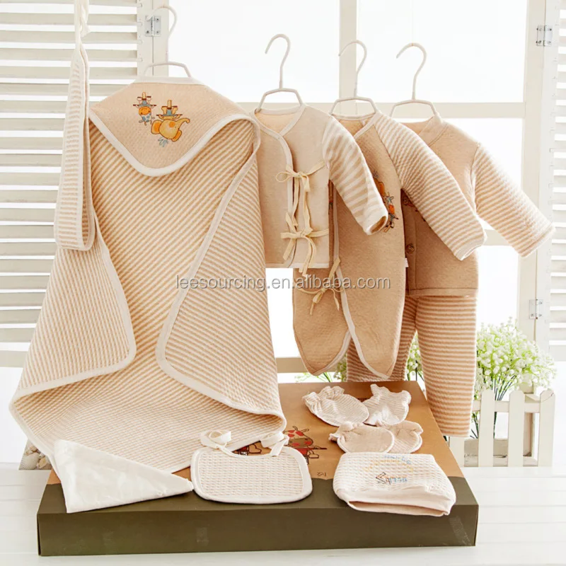 
High quality organic cotton clothing newborn baby gift set baby clothing sets 