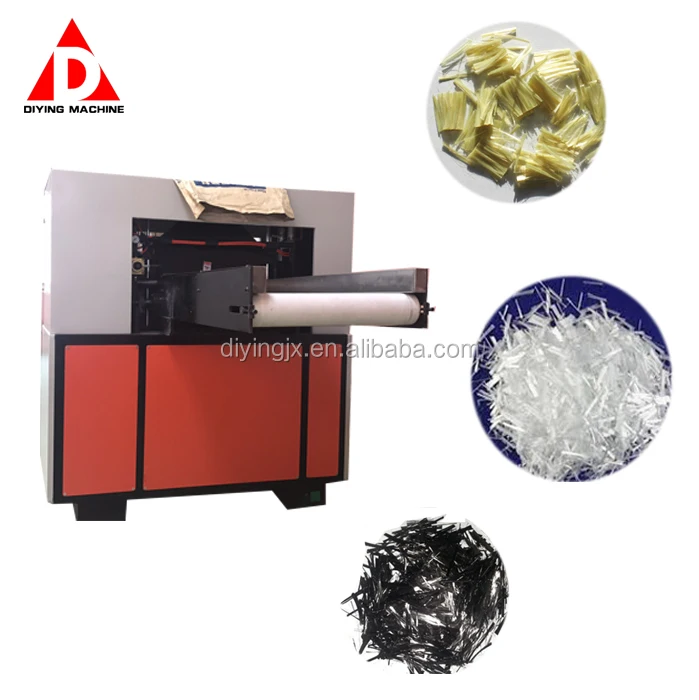 Big Scale Jute Yarn Aramid Polyester Yarn polypropylene Glass Carbon Fibre Cutter Fiber Cutting Chopping Chop Machine