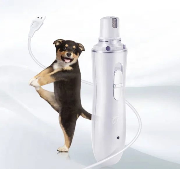 
for retail selling USB charger lithium battery pet nail grinder for vets and home use 
