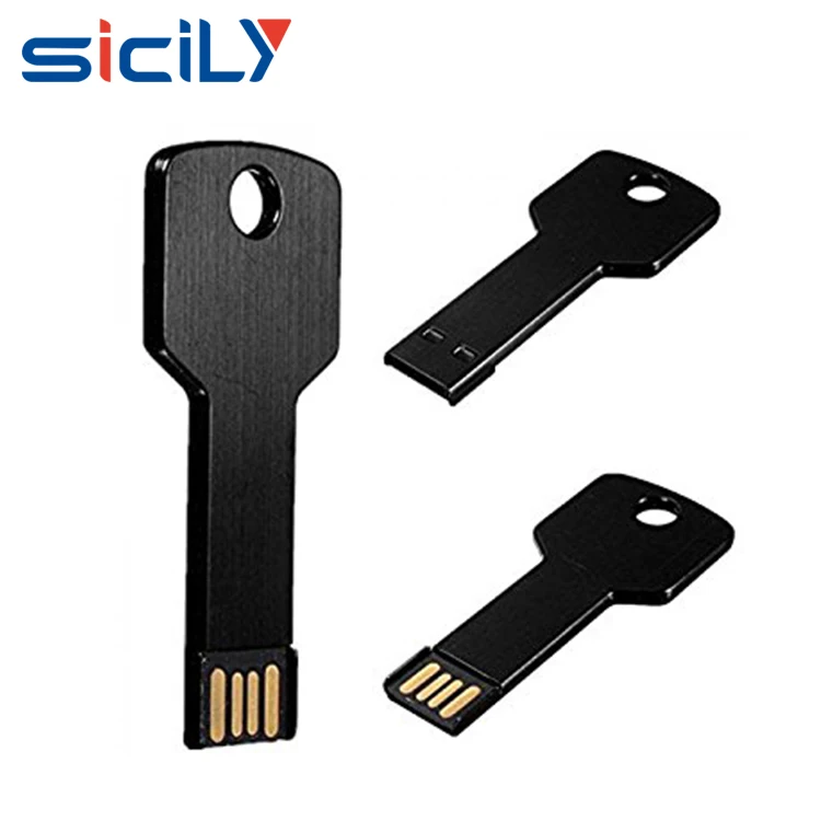 Pen Drive Colorful Metal Key Shape Pendrive 4GB 8GB USB Flash drive 16GB 32GB 64GB Memory Stick Portable U Disk(China (Mainland)